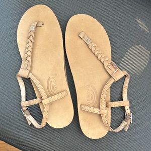 Rainbow gladiator sandals